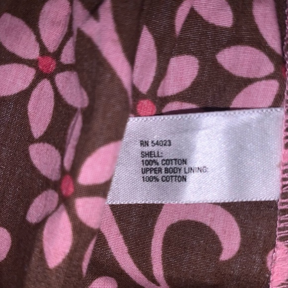 Baby Gap Brown With Pink Dress Size 3-5 Months - Picture 7 of 7